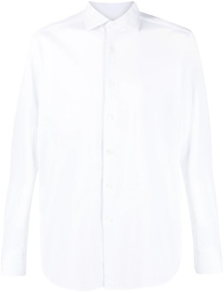 Ermenegildo Zegna Katoenen overhemd Ermenegildo Zegna , White , Heren - L,M