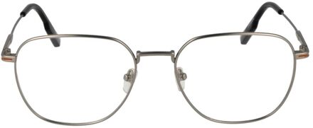 Ermenegildo Zegna Metalen Omranding Bril Grijs