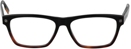 Ermenegildo Zegna Rechthoekige Twee-kleurige Lijsten Zwart - One Size