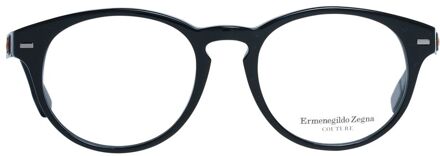 Ermenegildo Zegna Ronde Brilframes Zwart - One Size