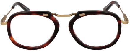 Ermenegildo Zegna Ronde Montuur Bril Bruin
