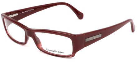 Ermenegildo Zegna Zegna Ezvz353609m8ac Rechthoekige Zonnebril Donkerrood - One Size