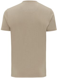 ERNESTO | T-shirt With Written Logo Grey  2XL Grijs