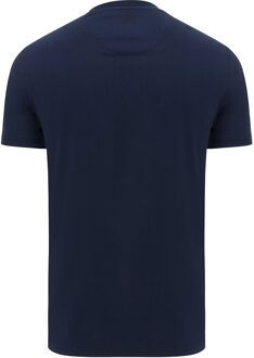 ERNESTO T-shirt With Written Logo Navy  XL