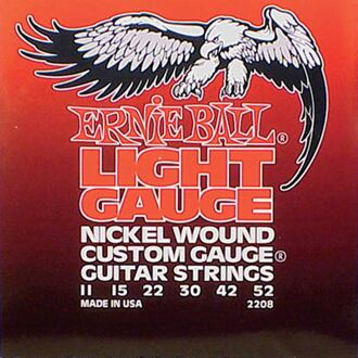 Ernie Ball EB-2208 snarenset elektrisch snarenset elektrisch, nickel wound, light, 011-015-022w-030-042-052