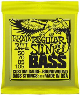 Ernie Ball EB-2832 snarenset basgitaar snarenset basgitaar, roundwound, longscale, regular slinky, 050-070-085-105