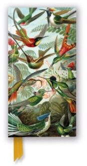 Ernst Haeckel: Hummingbirds (Foiled Slimline Journal) - Flame Tree Slimline Journals - Flame Tree Studio