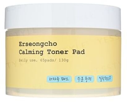 Erseongcho Calming Toner Pad 65 pcs