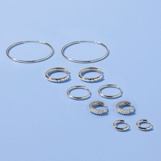 Erwe 925 Sterling Zilveren Oorbellen - One Size