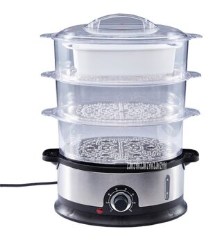 ES-07 Thuis Elektrische Stoomkoker Multifunctionele Stoomboot Pot Automatische Power-Van 3-Layer Grote Capaciteit Zeevruchten Steamer Cooker