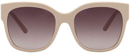 Escada Vierkante Zonnebril met Roségouden Accenten Lichtgrijs