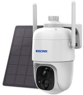 ESCAM G24 H.265 3MP Full HD AI Identify Camera met Zonnepaneel PIR Alarm WiFi Camera Ingebouwde Batterij