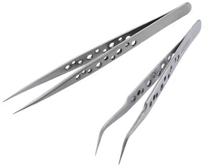 Esd Anti Statische Roestvrijstalen Pincet Onderhoud Reparatie Tool Set Precisie type D