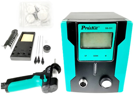 ESD LCD Digital Electric Desoldering Pump SS-331 SS-331H BGA Tin Suction Pump Electric Absorb Sleeping Function 160 - 480