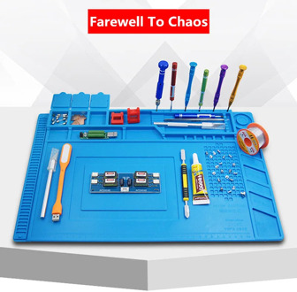 ESD Phone Computer Repair Mat Heat Insulation Working mat Soldering Station Iron Magnetic Heat-resistant BGA Insulator Platform