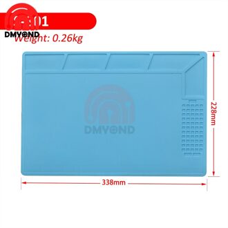 Esd Warmte Isolatie Werken Mat Hittebestendig Bga Soldeerstation Reparatie Isolatie Pad Siliconen Pad Onderhoud Platform S-801