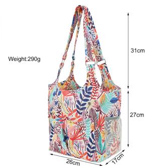 Esdoorn Bladeren Garen Opbergtas Breien Toteknitting Organizer Vrouwen Tas Naaien Voor Garen Haaknaalden Breinaalden stijl 1