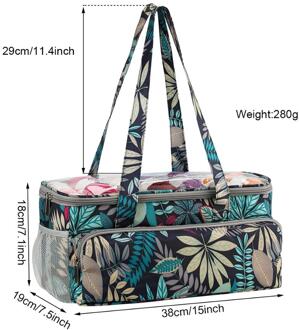 Esdoorn Bladeren Garen Opbergtas Breien Toteknitting Organizer Vrouwen Tas Naaien Voor Garen Haaknaalden Breinaalden stijl 3