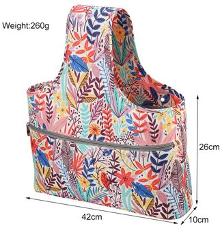 Esdoorn Bladeren Garen Opbergtas Breien Toteknitting Organizer Vrouwen Tas Naaien Voor Garen Haaknaalden Breinaalden stijl 8