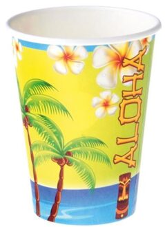 Espa 8 kartonnen bekertjes Aloha - Decoratie > Bekers, glazen en bidons