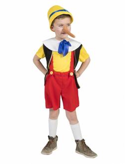 Espa Houten pop kostuum voor kinderen - 104 (4-5 jaar) - Kinderkostuums