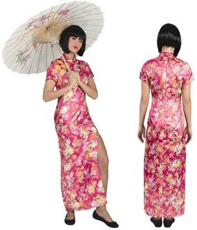 Espa Roze Japans kostuum voor dames - Large - Volwassenen kostuums