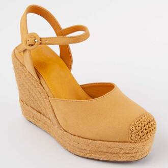 Espadrilles Met Een Sleehak Balenci10 Geel