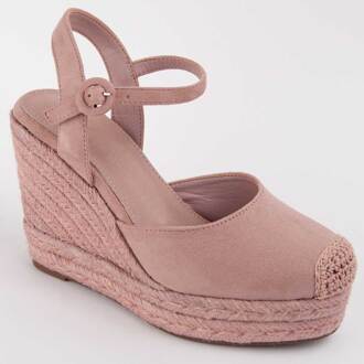 Espadrilles Met Een Sleehak Balenci10 Roze