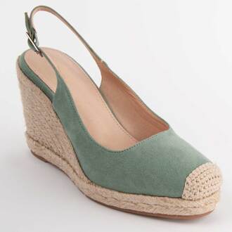Espadrilles Met Een Sleehak Balenci7 Groen - EU 39