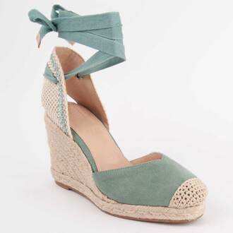 Espadrilles Met Een Sleehak Balenci8 Groen