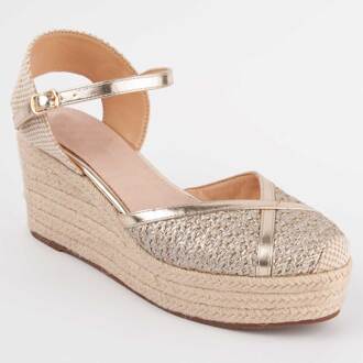 Espadrilles Met Een Sleehak Balenci9 Goud - EU 40