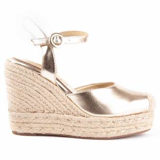 Espadrilles Met Sleehak Balenci Goud - EU 37