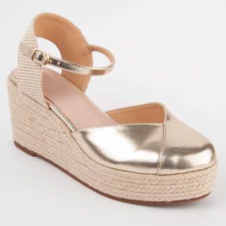 Espadrilles Met Sleehak Balenci3 Goud - EU 38
