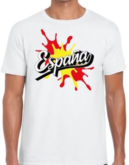 Espana/Spanje t-shirt spetter wit voor heren XL