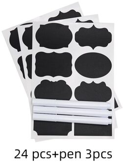 Especieros Para Cocina Kruidenpotjes Spice Stickers Jar Etiquette Epice Kruiden Label Keuken Gadget Sets Flessen Tags Zout Thuis 24stk pen 3stk