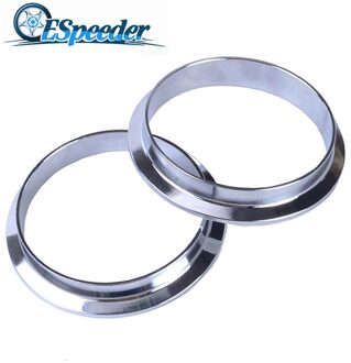 ESPEEDER 2.5 Inch V-Band Klem Flens Mannelijke + Vrouwelijke Flens Kit Turbo Uitlaatpijp V-Band Flenzen Auto Onderdelen