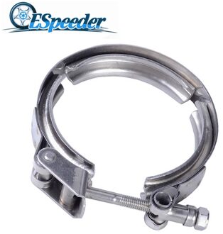 Espeeder 3.5 Inch 304 Rvs Uitlaat V-Band Klem Flens Vband Uitlaat Turbo Downpipe V-Band Klem clip Freeshiping