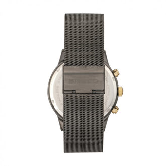 Espinosa Chronograaf Horloge met Mesh-Armband en Datum Metallic