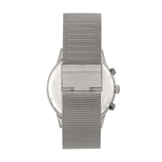 Espinosa chronograaf mesh-armband horloge met datum - maat Grijs