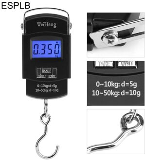 Esplb 50Kg/10G Lcd Digital Opknoping Schaal Elektronische Mini Pocket Vissen Haak Weegschalen Voor Huishoudelijke Outdoor Wegen