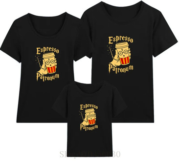 Espresso Patronum Harry Potters family matching pajamas kids clothes boys brother and sister matching outfits tops for girls boy
