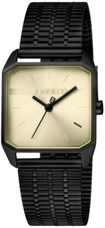 Esprit ES Cube Ladies Gold Black MB