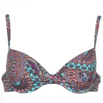 Esprit Fraser Beach Padded Bra Bikini Blauw,Versch.kleure/Patroon - B 75,C 70,C 75