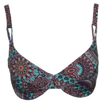 Esprit Fraser Beach Underwire Bikini Blauw,Versch.kleure/Patroon - D 40,E 38