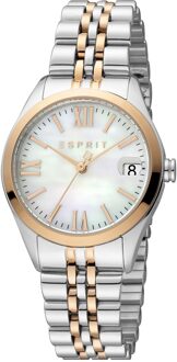 Esprit Gina Date ES1L321M0095 Dameshorloge Wit