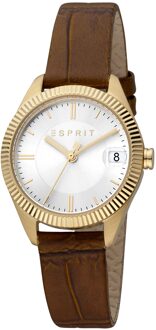 Esprit Madison Date ES1L340L0025 Dameshorloge Zilver