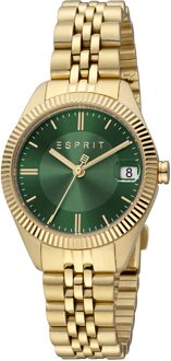 Esprit Madison Date ES1L340M0075 Dameshorloge Groen