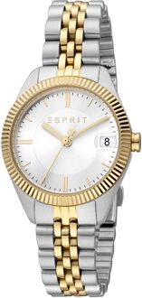 Esprit Madison Date ES1L340M0095 Dameshorloge Zilver