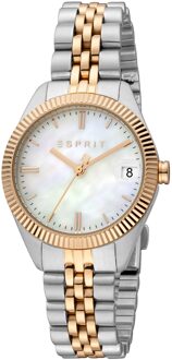 Esprit Madison Date ES1L340M0115 Dameshorloge Wit