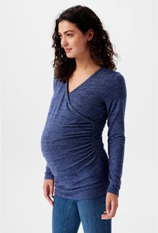 Esprit Zwangerschapsjurk Voedingsshirt Cross Over Blauw - M|XL|
